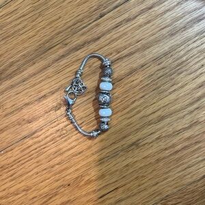 Live, love, laugh silver bracelet